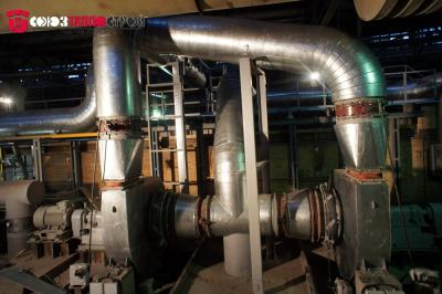 Наружная теплоизоляция трубопроводов и оборудования туннельной печи высокотемпературного обжига